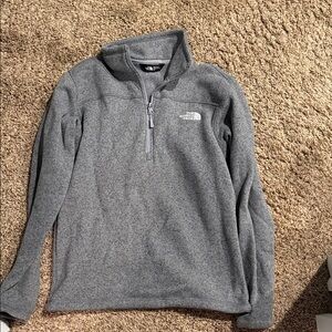 The North Face Men's Zip-Up Gray Sweater